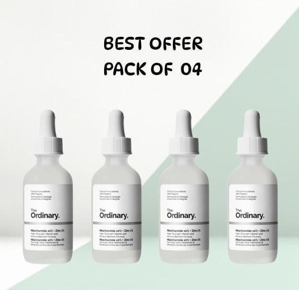 Niacinamide serum skincare bundle deal 4 pcs For anti-Acne & Blemish Removal